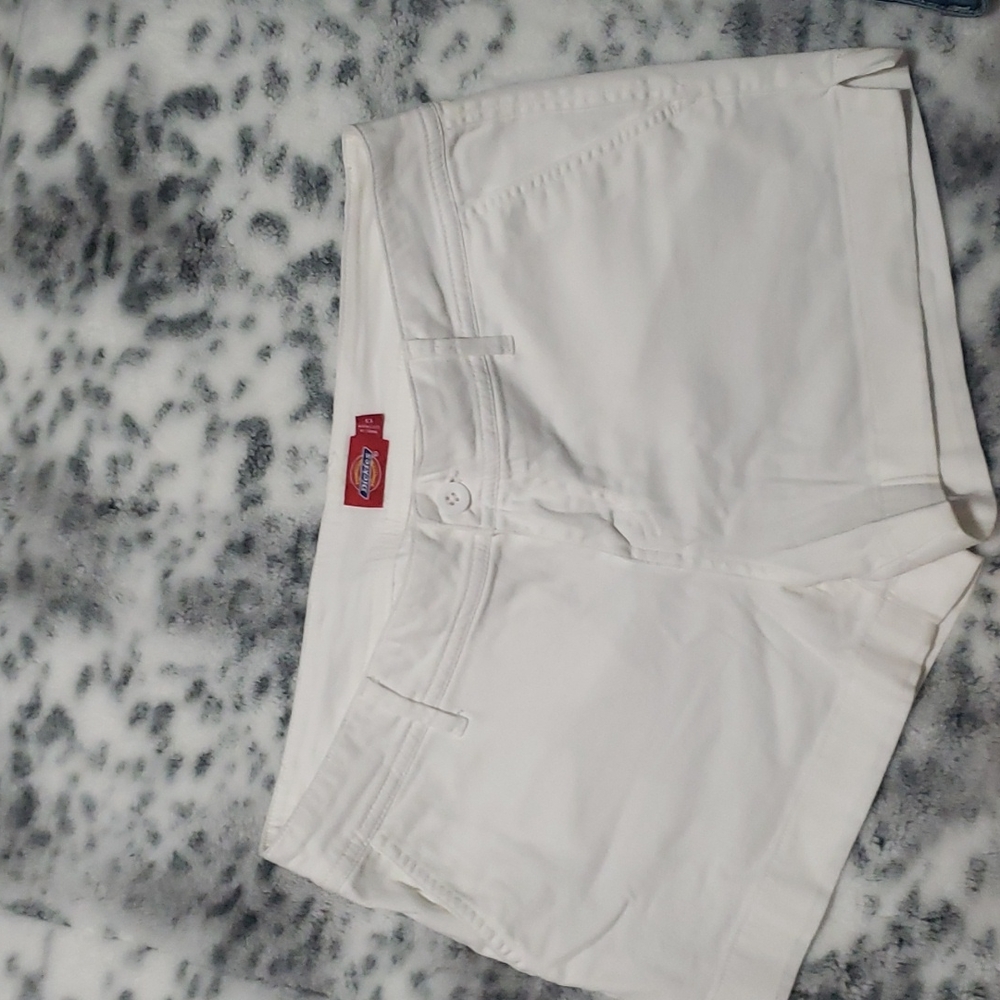 Dickies Women's White Shorts